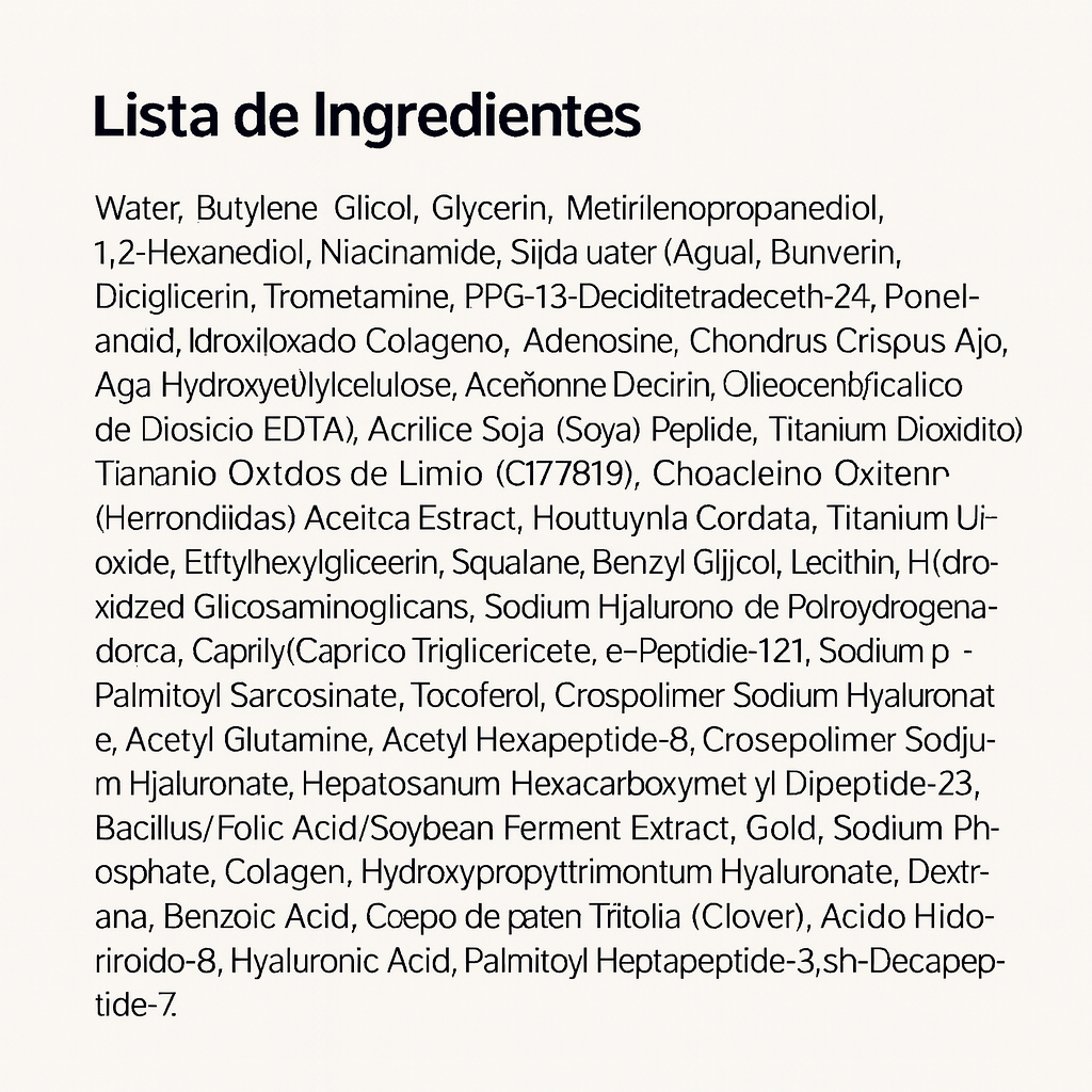 Ampolla de colágeno de seda NuraSkin™